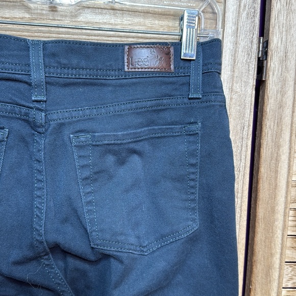 Lee Classic Fit At The Waist Green Black Jeans Size 6m - Picture 6 of 8